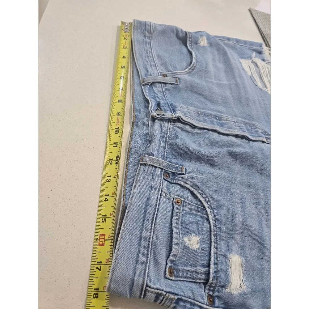 Light Blue Distressed Denim Women's Shorts. Great Condition.